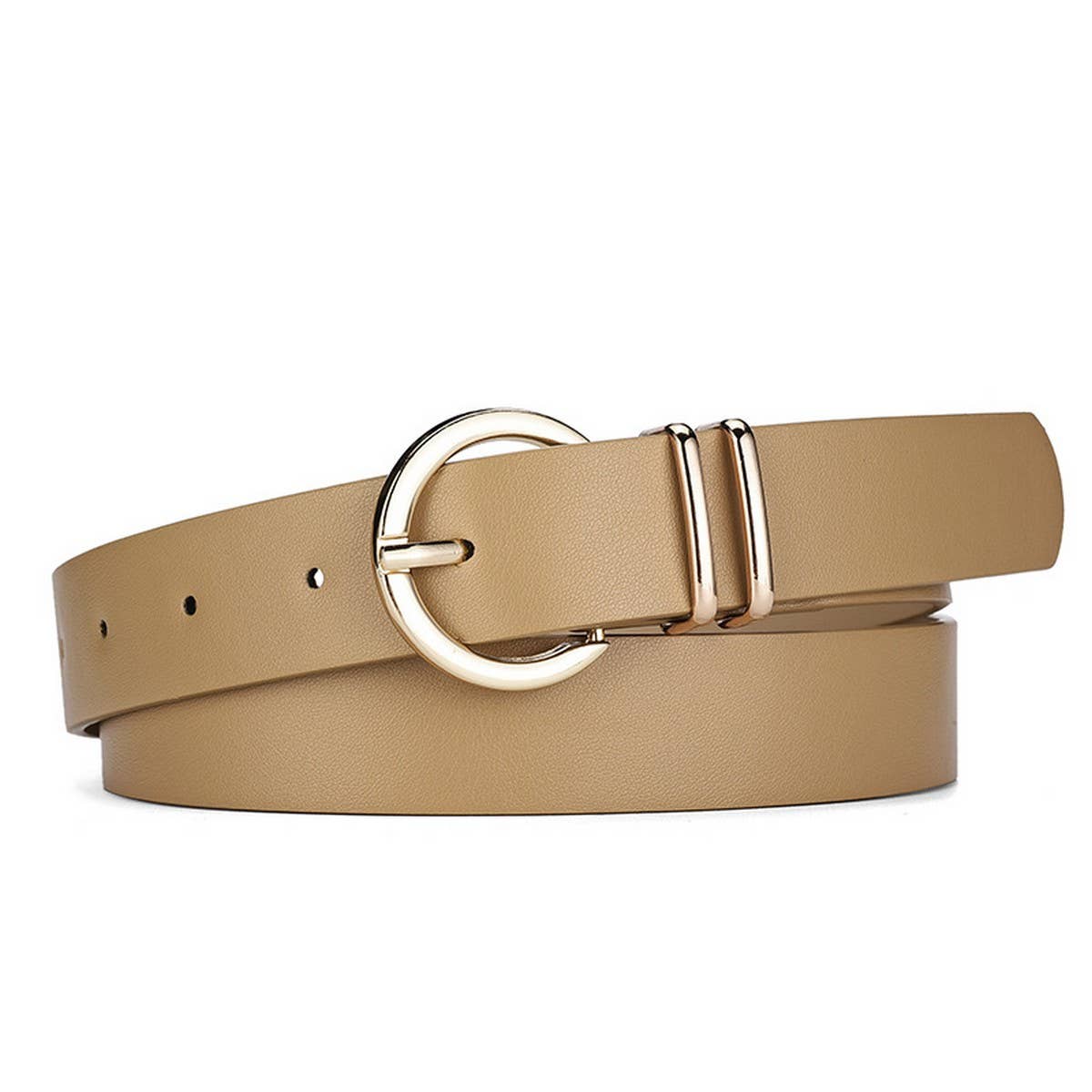 RING HOLE PIN BUCKLE DECORATIVE AMERICAN BELT_CWASC0582