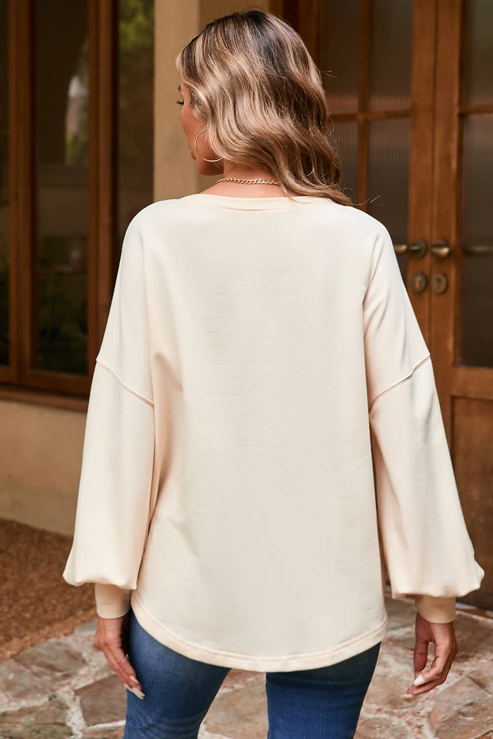 LDC Studded Star Graphic Oversized Top