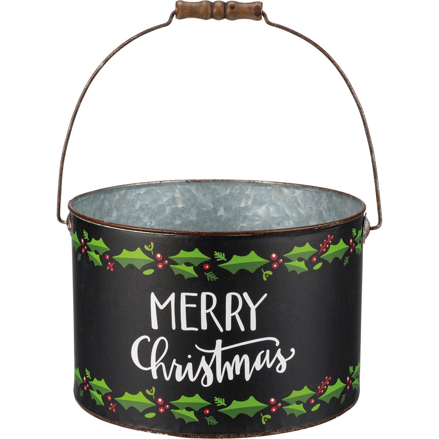 Small Merry Christmas Bucket small