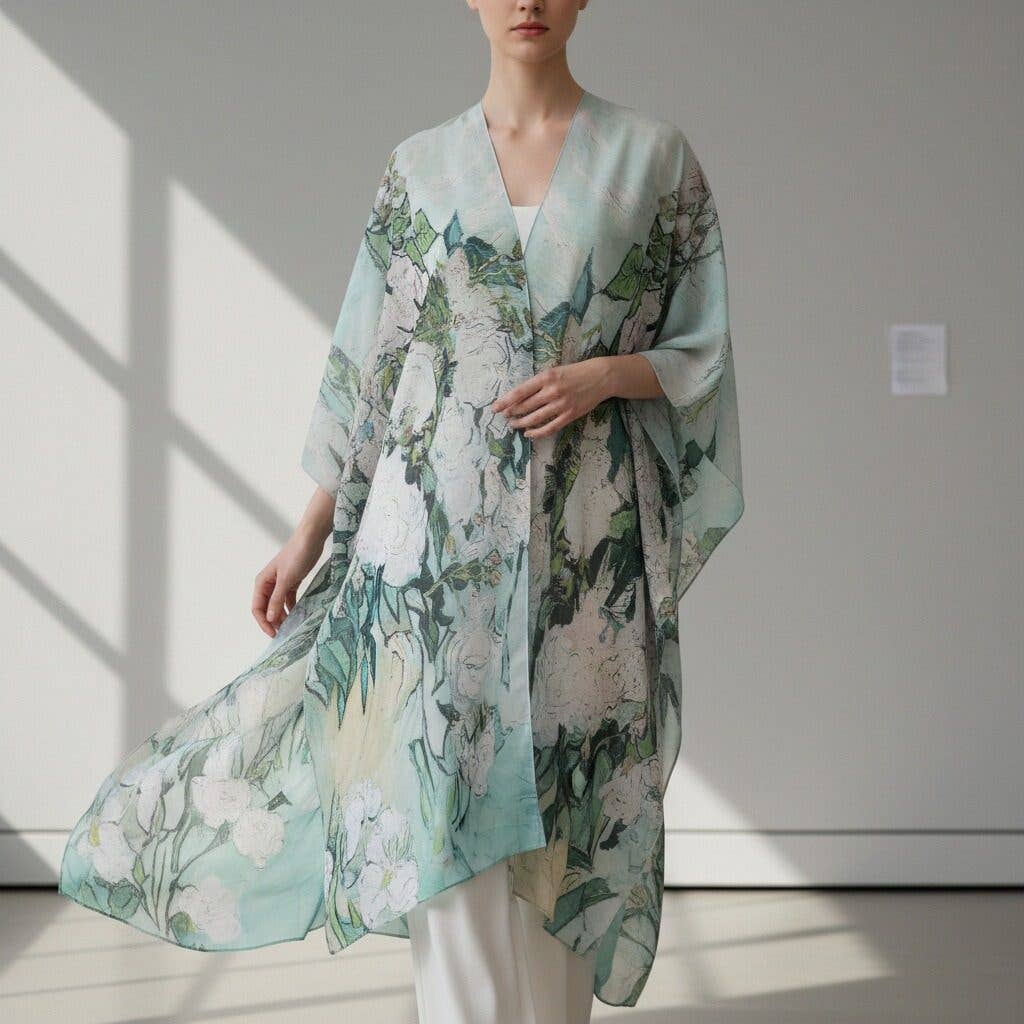 JC091755 Roses by Vincent van Gogh Kimono