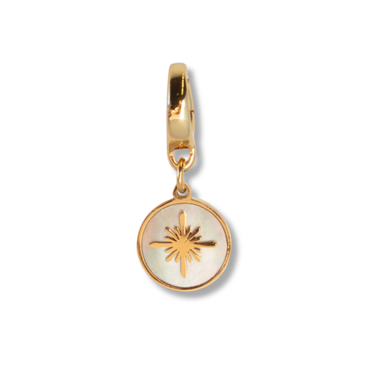 Star Charm, Mother of Pearl | Charm Bar | Bag Charm