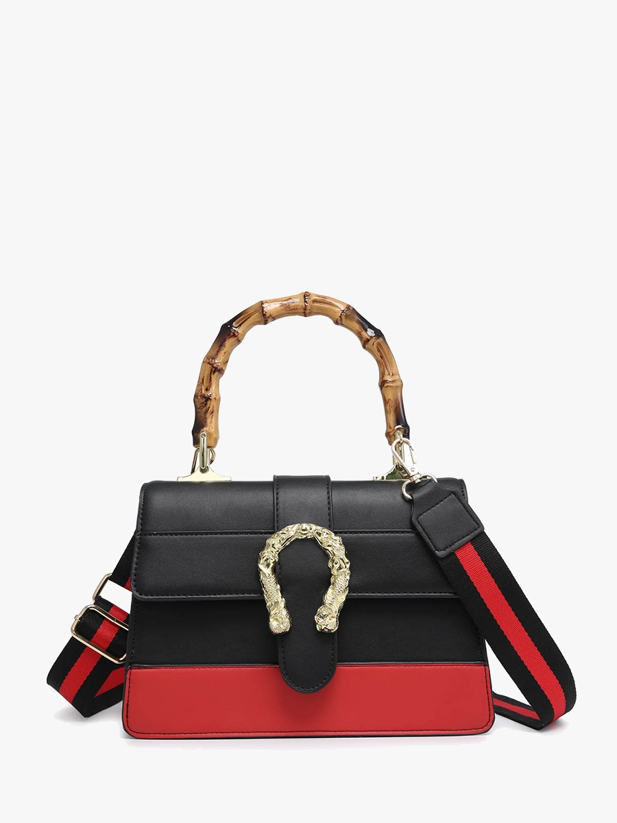 PP2050 Anya Color Block Crossbody w/ Guitar Strap