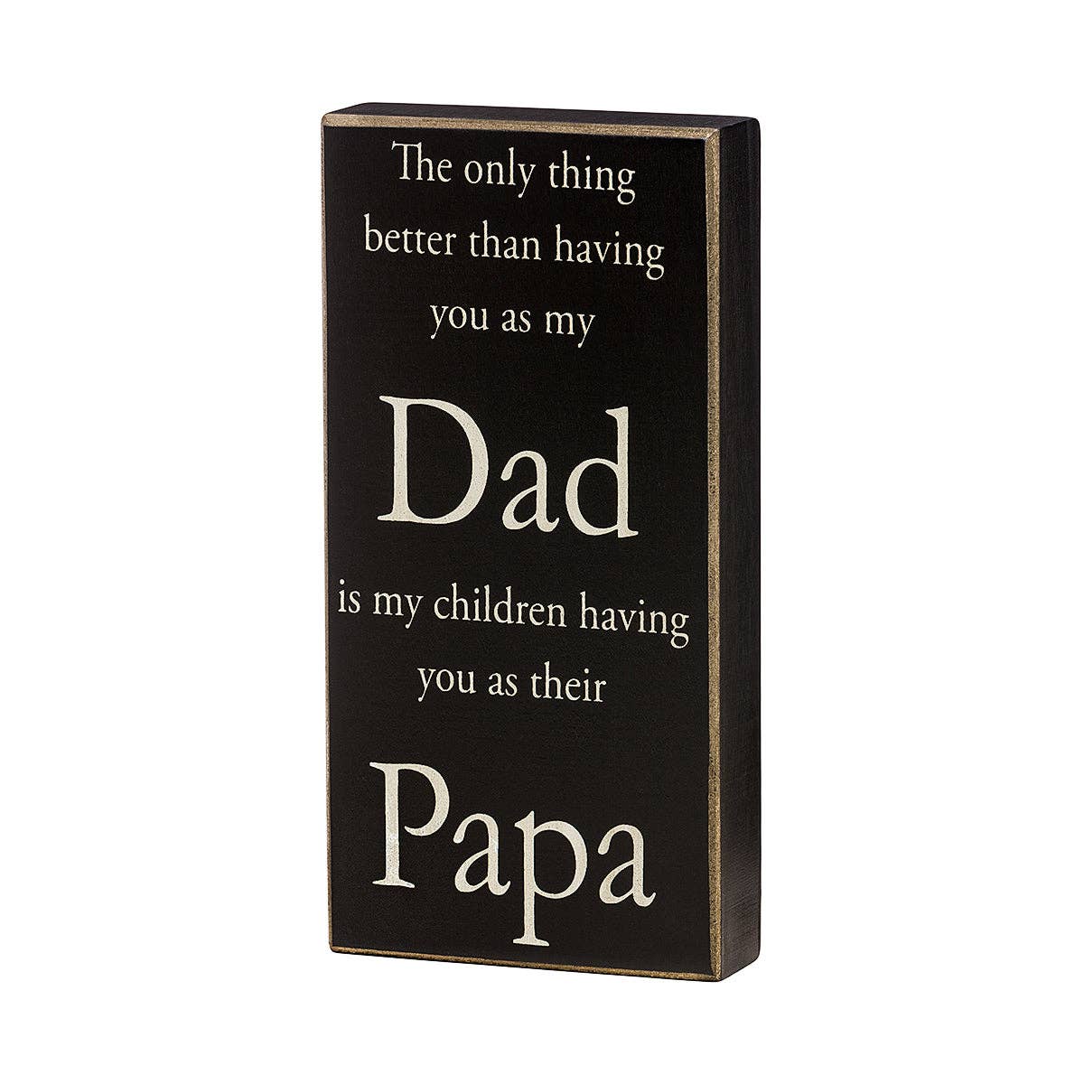 Papa Box Sign