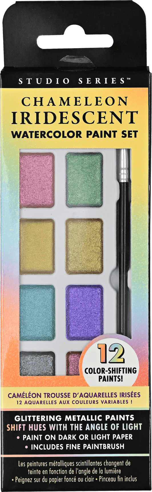 Studio Series Chameleon Iridescent Watercolor Paint Set (12 colors)