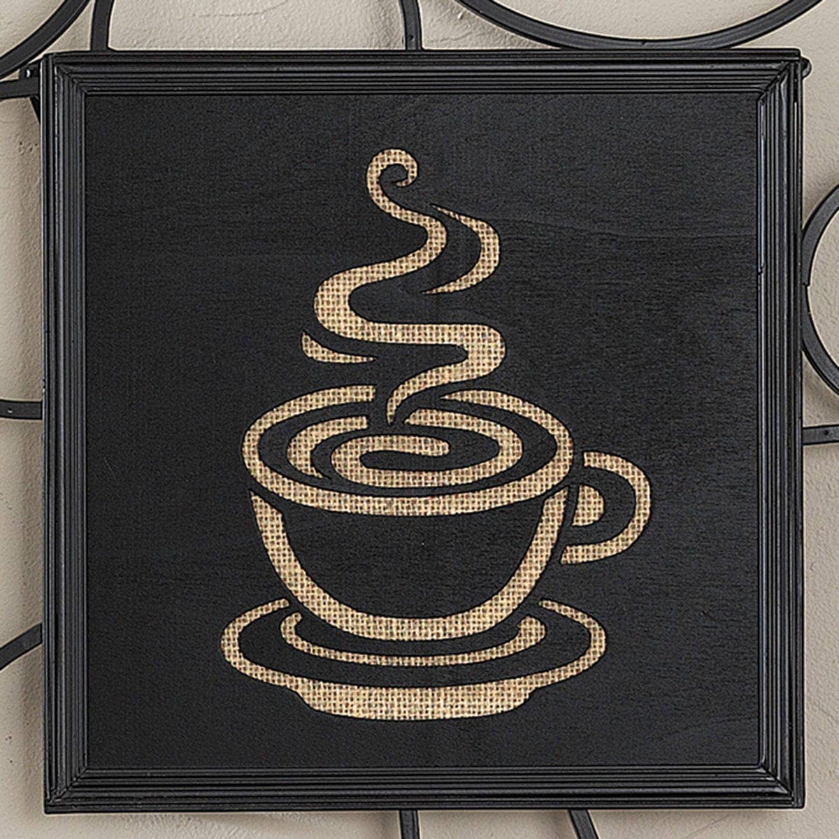 Coffee Cutout Wood Sign