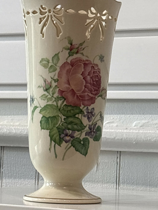 Lennox rose vase