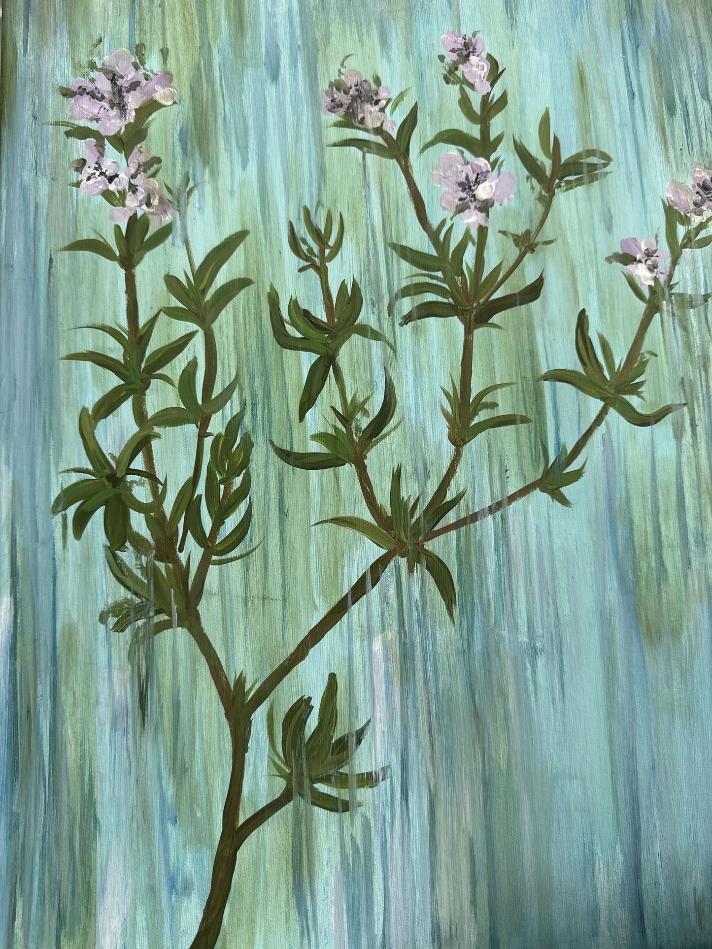 16x20 Acrylic “Got Blooming Thyme”