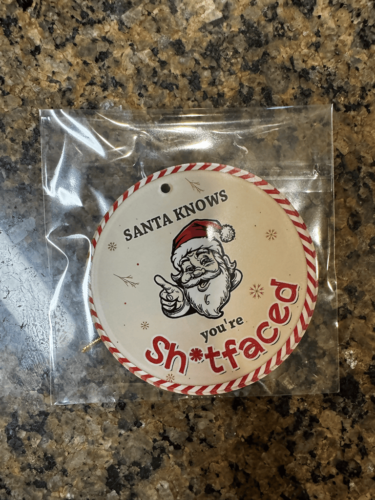 Santa Knows Ornament