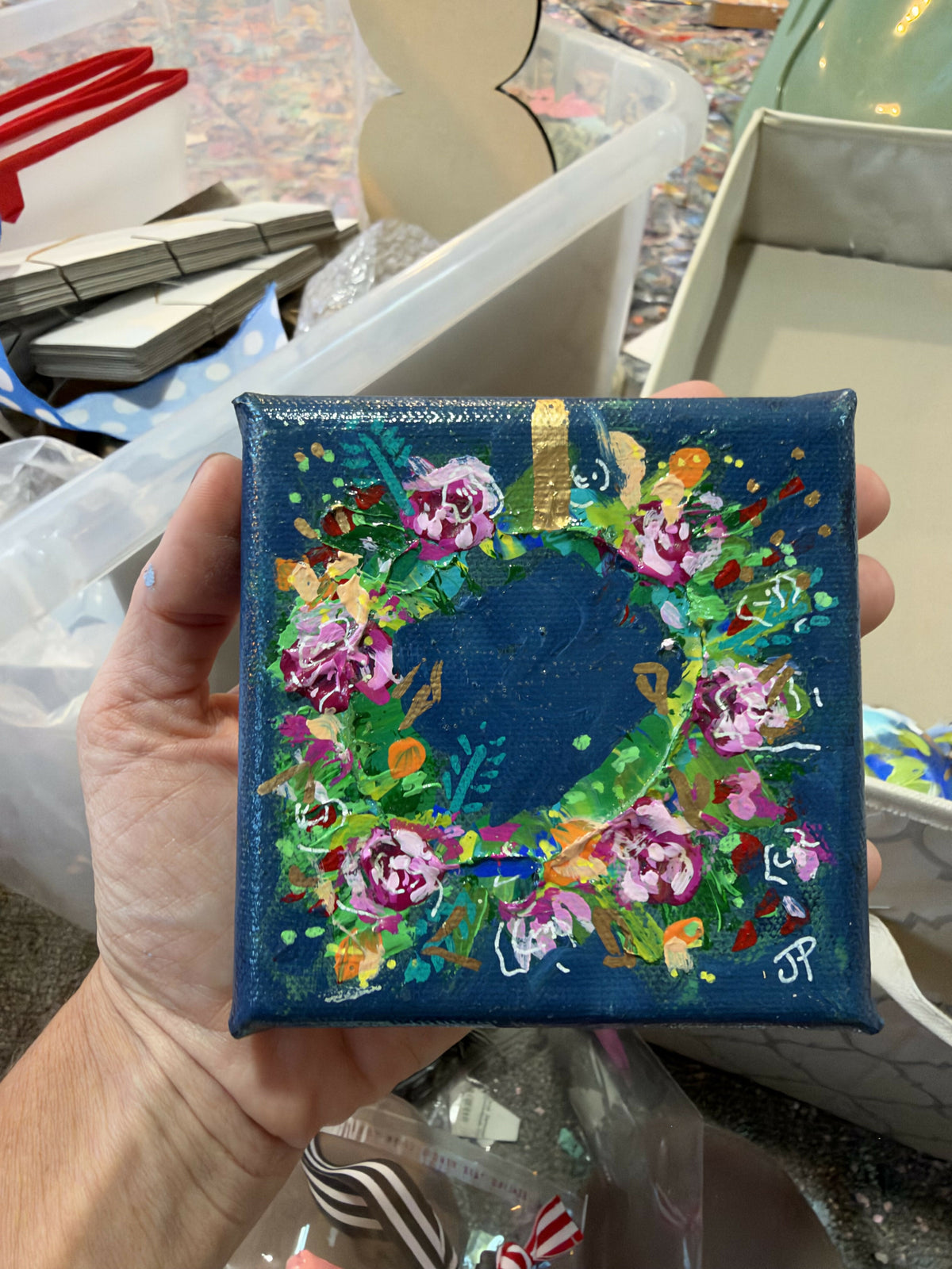 Wreath painting