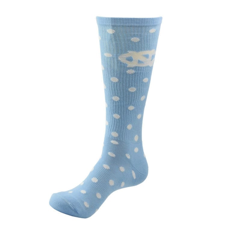 UNC Chapel Hill Polka Dot Socks