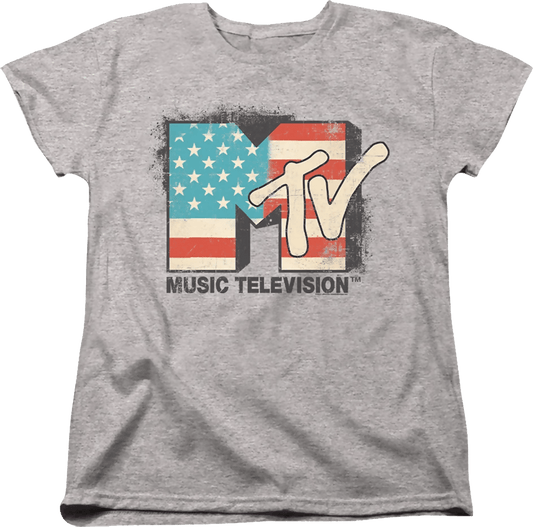 womens-vintage-american-flag-logo-mtv-shirt.gray