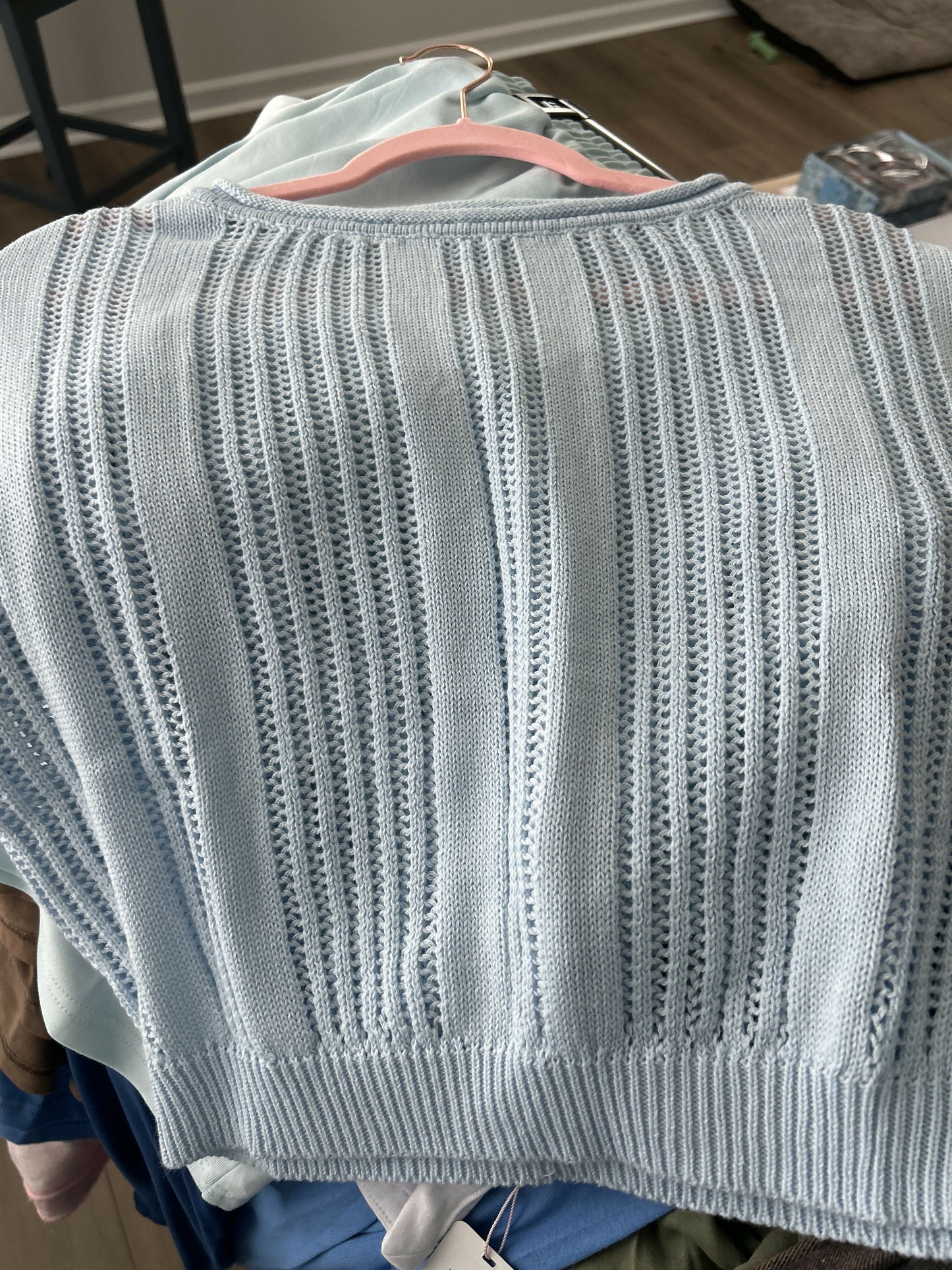 Light blue sweater