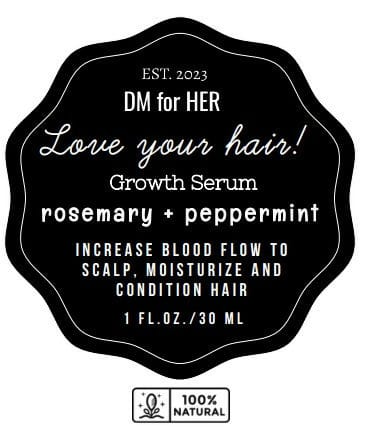 Hair Growth Serum Rosemary Peppermint