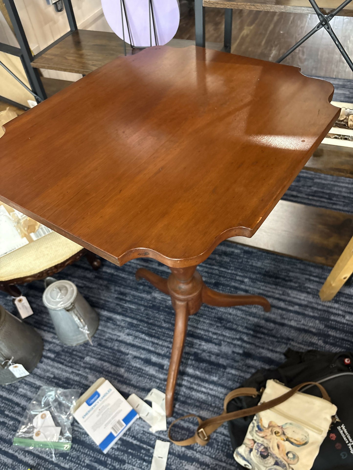 Vintage tilt top table