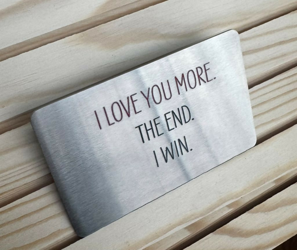 Steel Wallet Card