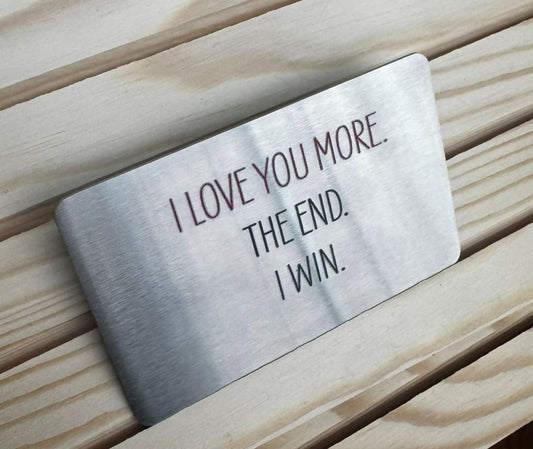 Steel Wallet Card