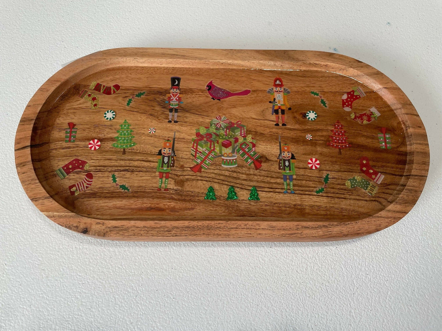 XMAS Oval Bowl 14 x 7