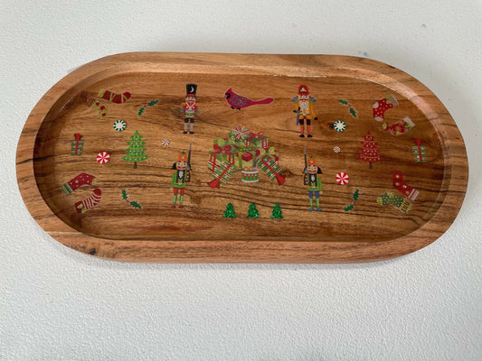 XMAS Oval Bowl 14 x 7