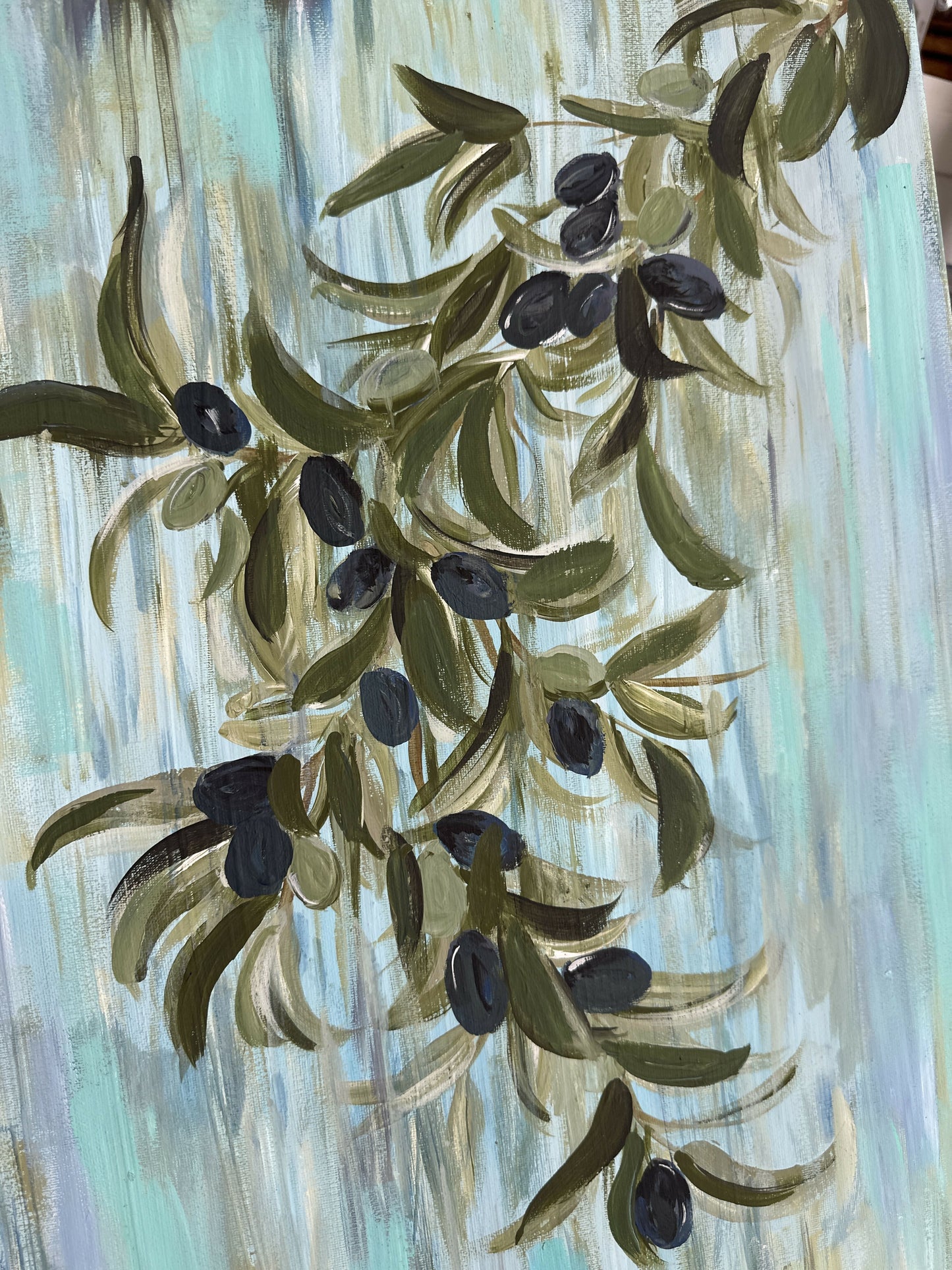 16x20 Original Acrylic Canvas “Olive You!”