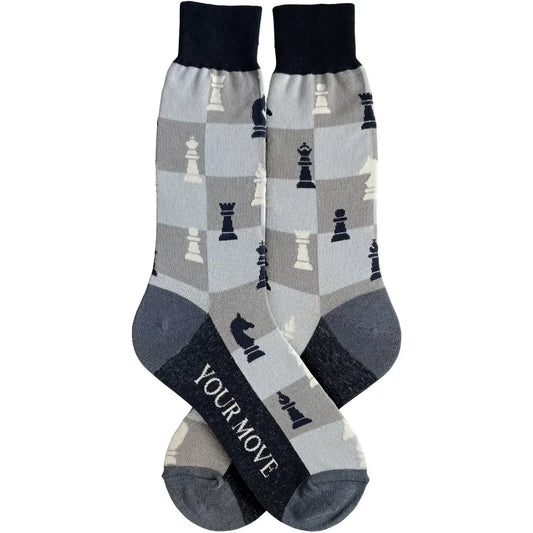 FT MENS CHESS SOCKS