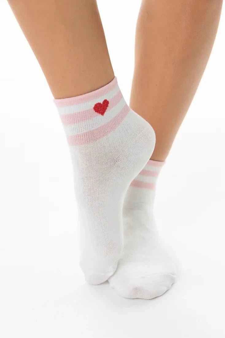 Heart Socks Pink