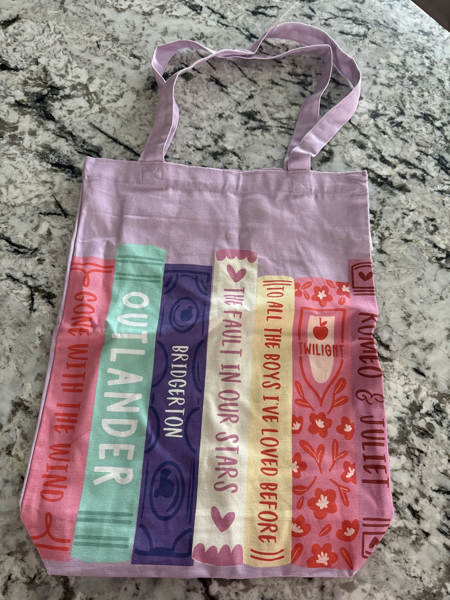 Bookish Romance Lovers Tote Bag